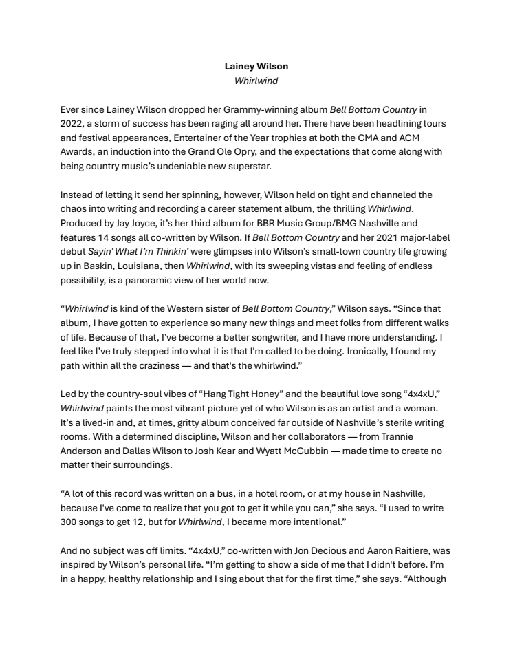 Lainey Wilson "Whirlwind" - engelsk biografi.pdf