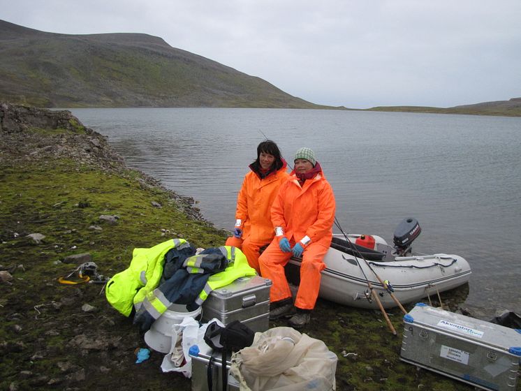 Anita Evenset og Marianne Frantzen, Bjørnøya