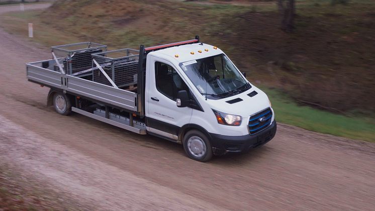 Ford E-Transit testing 2021