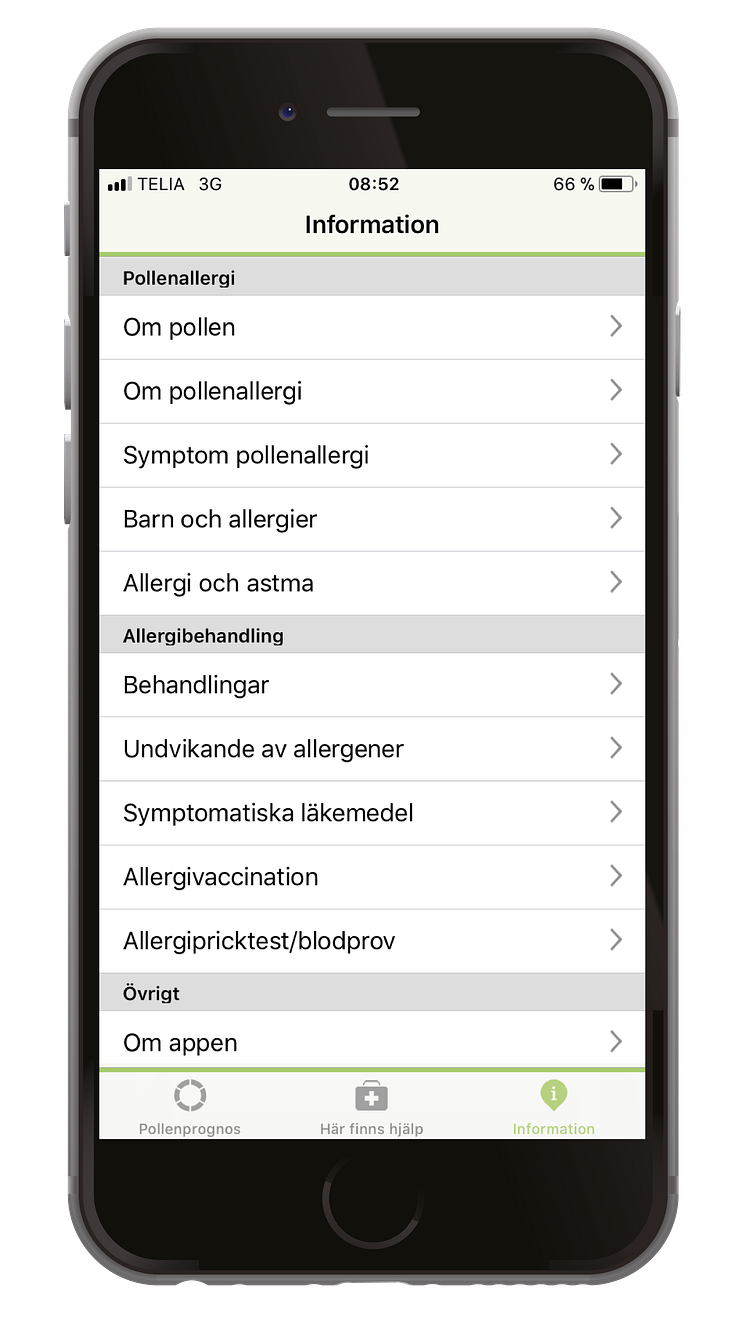 Pollenkollapp Information om pollenallergi