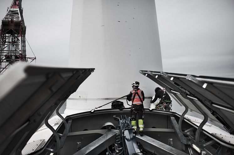 GWS Technicians Working on turbine