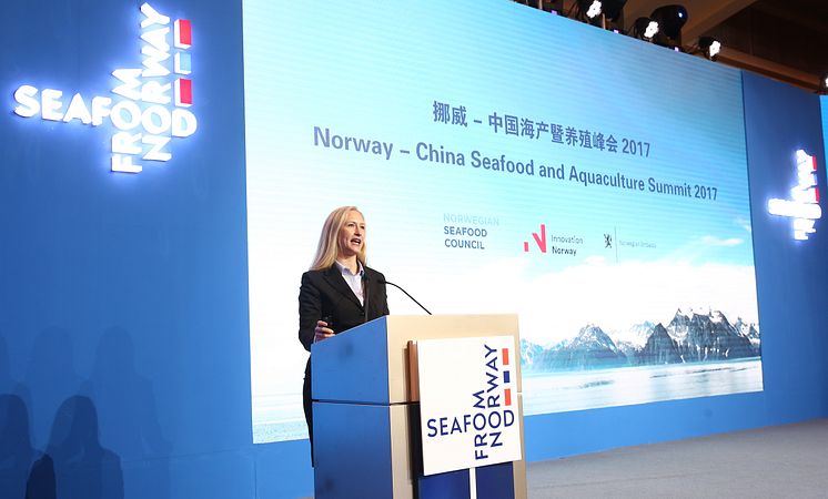 Renate Larsen på Norway - China Summit 2017