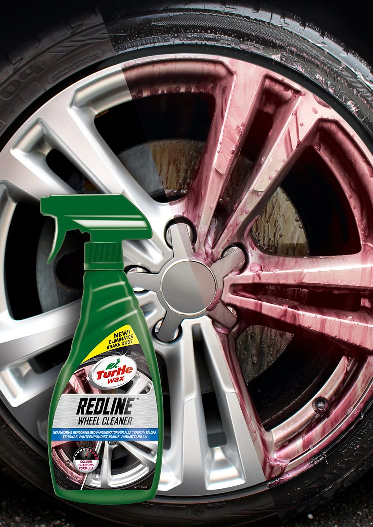 Nästa generation fälgrengöring från Turtle Wax – Redline Wheel Cleaner