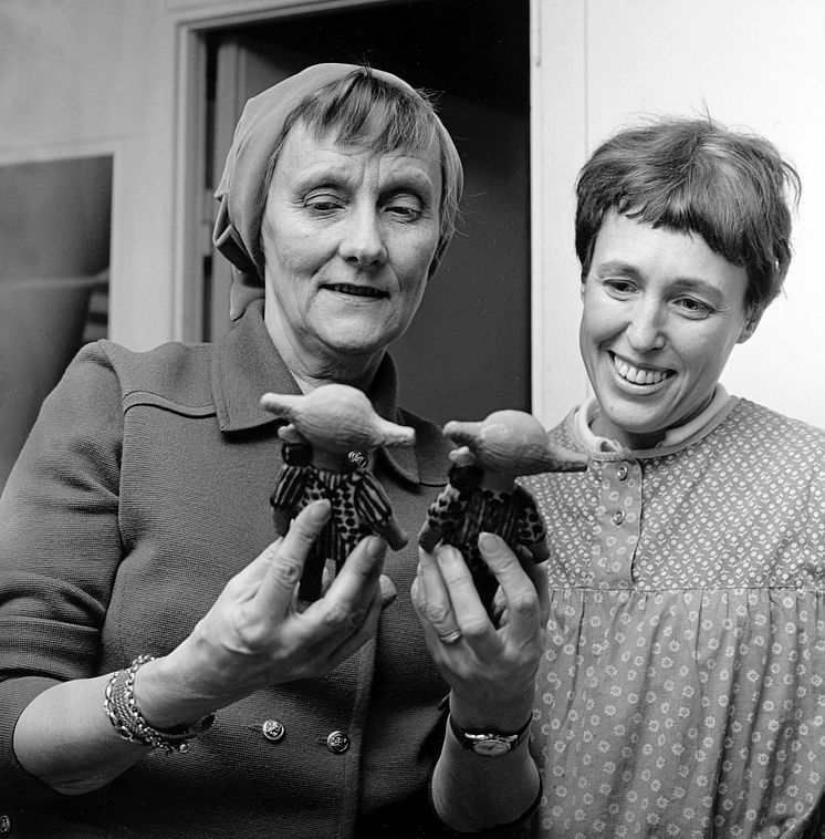 Lisa Larson och Astrid Lindgren