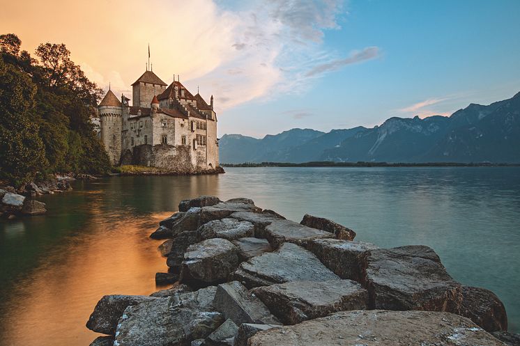 Schloss Chillon am Genfersee