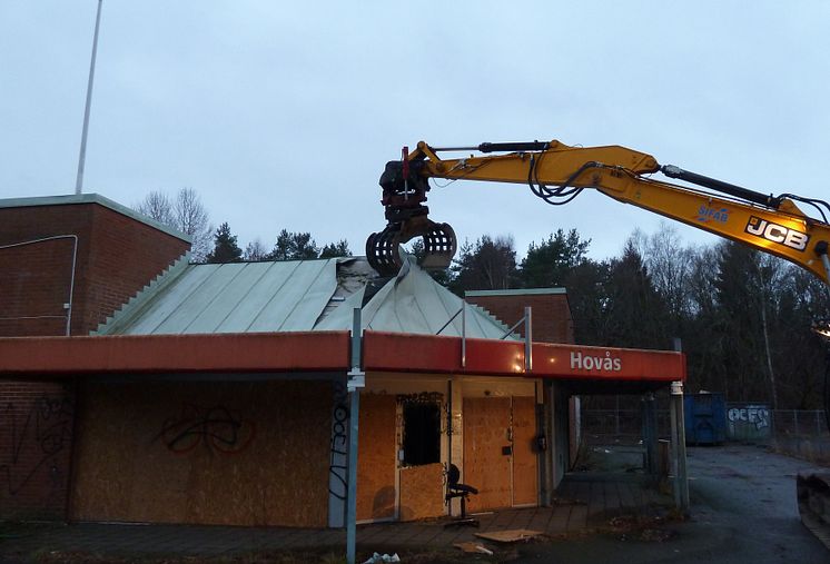 Gamla Hovåsboden rivs och ger plats till nya bostäder