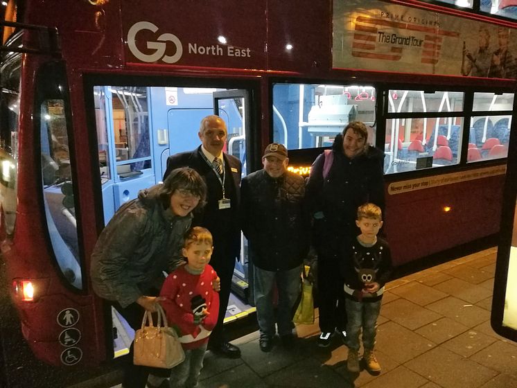 Go North East Christmas bus