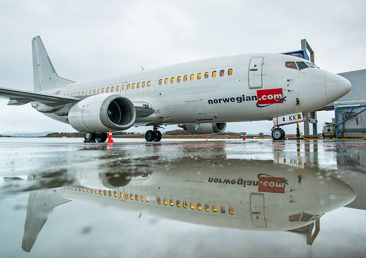 LN-KKW lander i Bodø. 