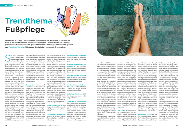Trendthema Fußpflege