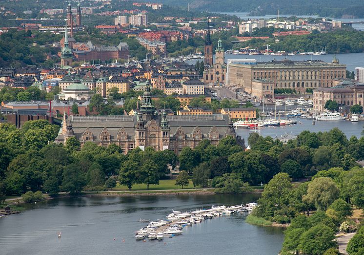 Nordiska museet i sommartid, foto: Karolina Kristensson, Nordiska museet