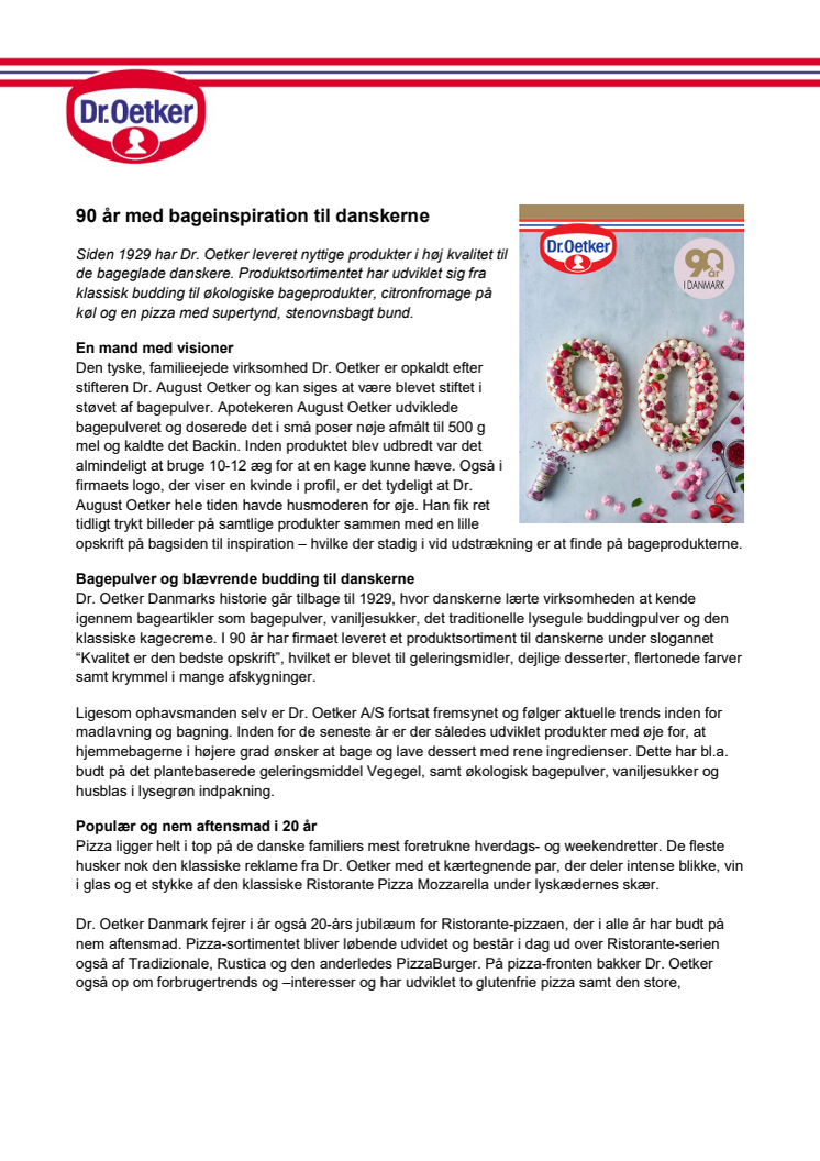 90 år med bageinspiration til danskerne