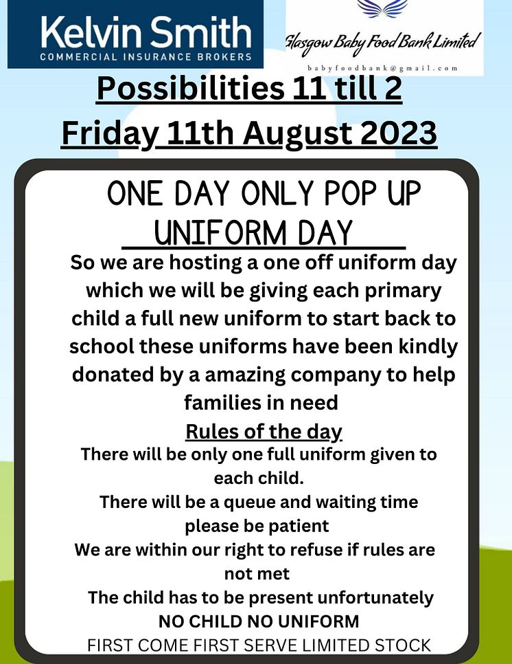 Uniform Pop Up