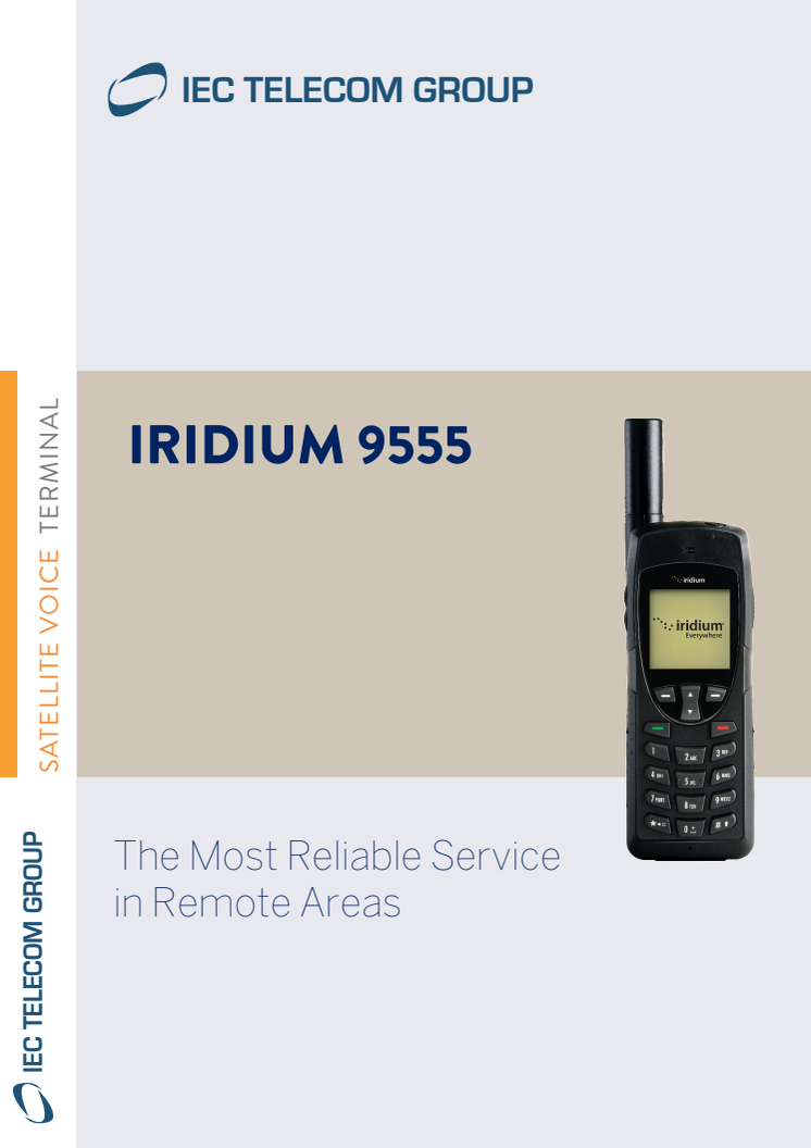 Iridium 9555 - prisvärd satellittelefon som fungerar i hela världen