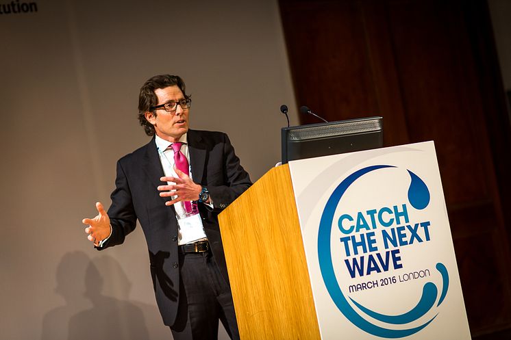 Hi-res image - OINA - Alistair Ramsden speaks at Catch the Next Wave in London