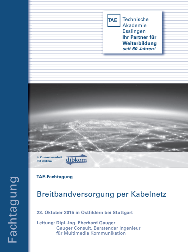 Programm TAE Fachtagung