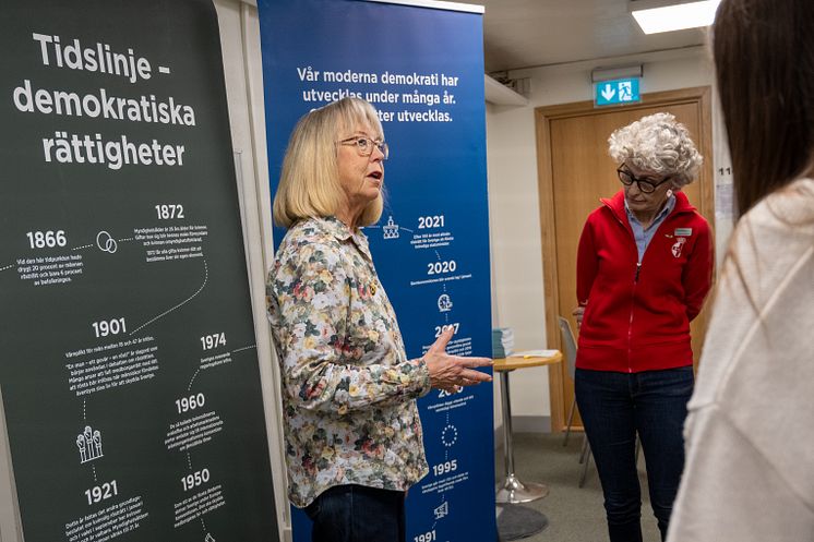 Demokratitorget - tidslinjen