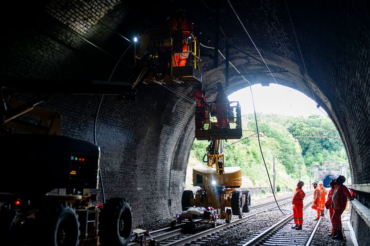 Engineers work between Welwyn and Hitchin to deliver ECDP