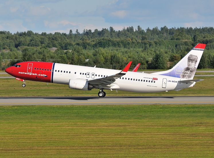 Norwegian-flyet LN-NOW