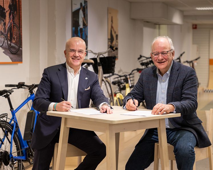 Tony Grimaldi, Cycleurope och Henk Swarttouw, European Cyclists’ Federation