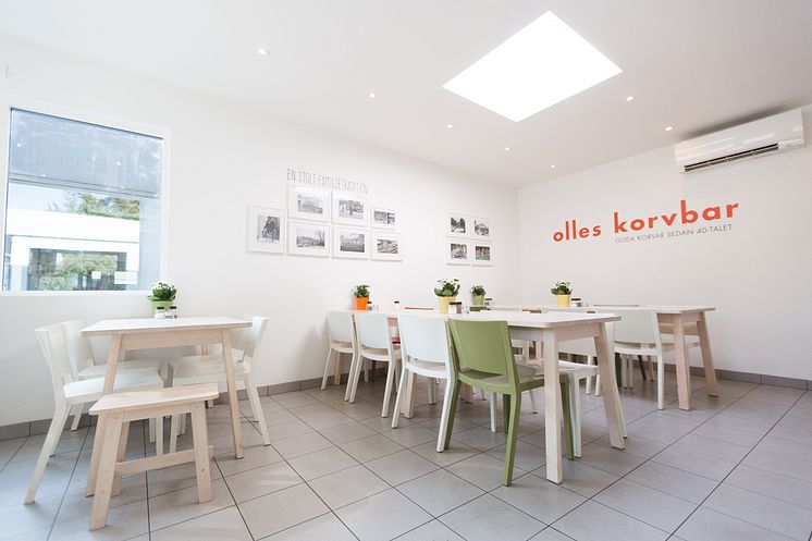 Restaurangens fantastiska interiör