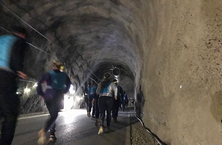 Stockholm Tunnel Run Citybanan 2017 - Löpare i Tunneln