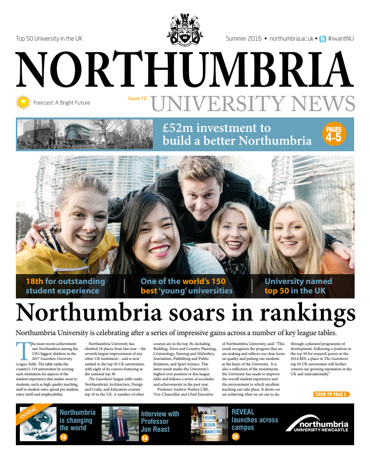 Northumbria University News Issue 10