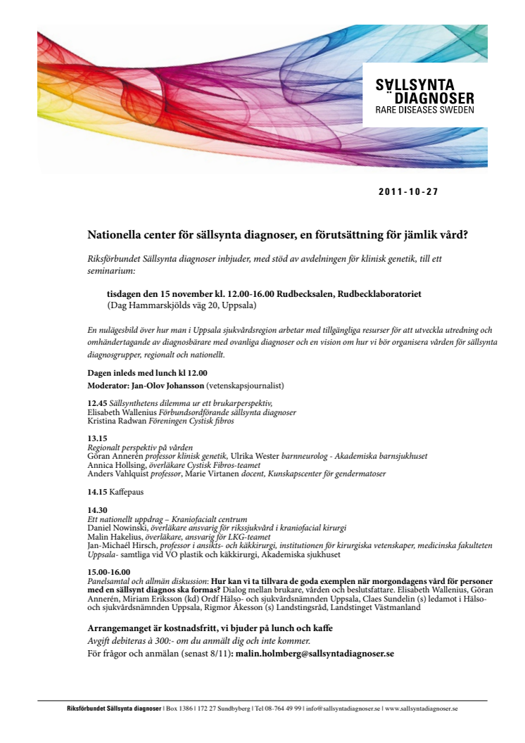 Program seminarium 2011-11-15