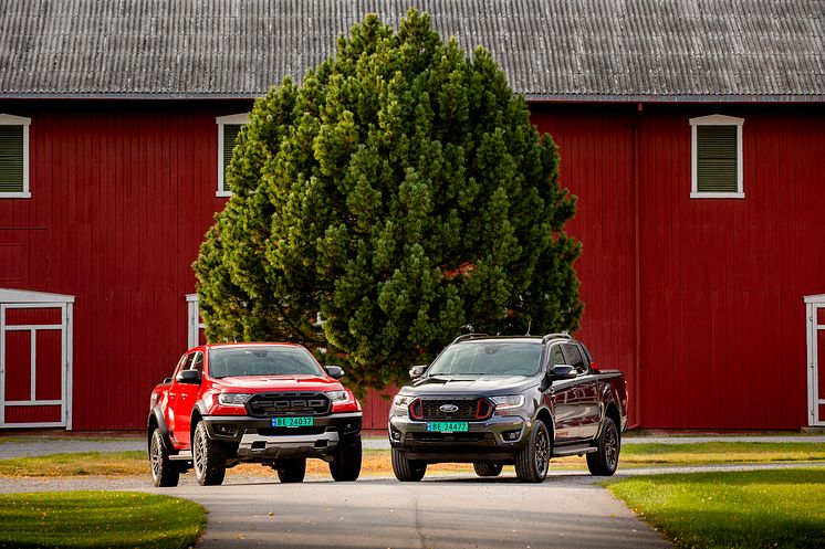 Ford Ranger Mest solgte pickup 2020