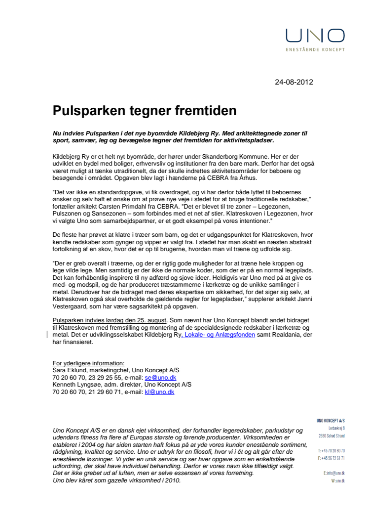 Fremtidens træningsanlæg er en realitet