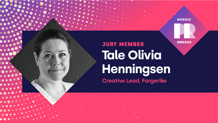 PR Awards jury 2023 Tale Olivia Henningsen