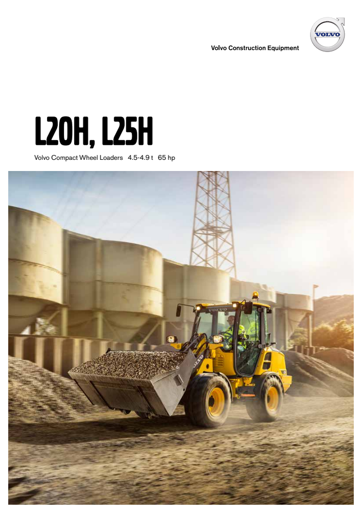 Volvo L20H och L25H - broschyr med specifikationer (eng)