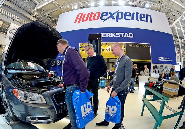 KG Knutsson fokuserar på sitt kedjekoncept, AutoExperten, under Automässan.