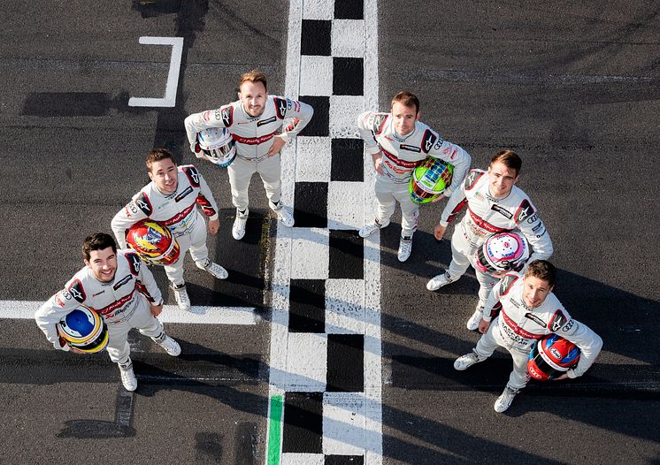 Mike Rockenfeller, Robin Frijns, René Rast, Jamie Green, Nico Müller, Loïc Duval