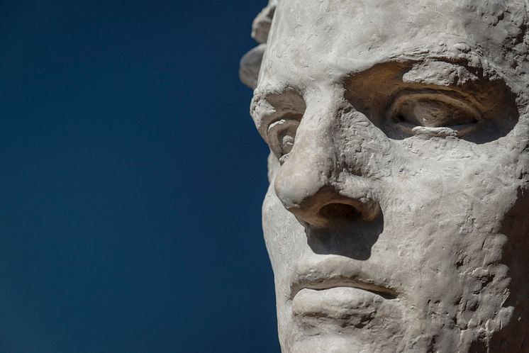 Detalj fra Abel-monumentet av Gustav Vigeland. (4 av 4)  Jubileumsutstillingen Vigelandmuseet 2019