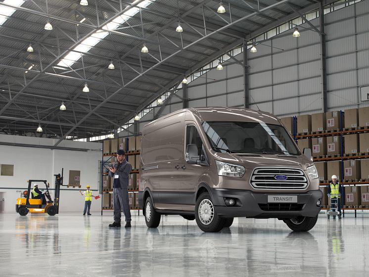 Täysin uusi Ford Transit esittäytyy Hannoverissa