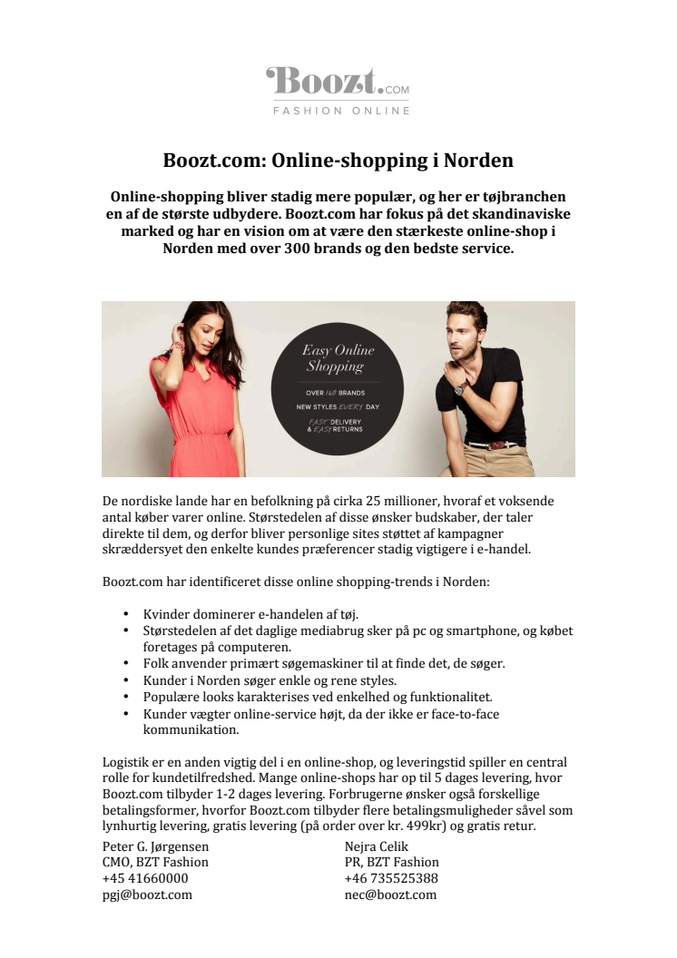 Boozt.com: Online-shopping i Norden