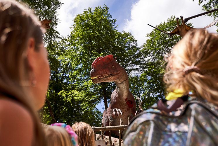 Dinosaurie i Skånes Djurpark