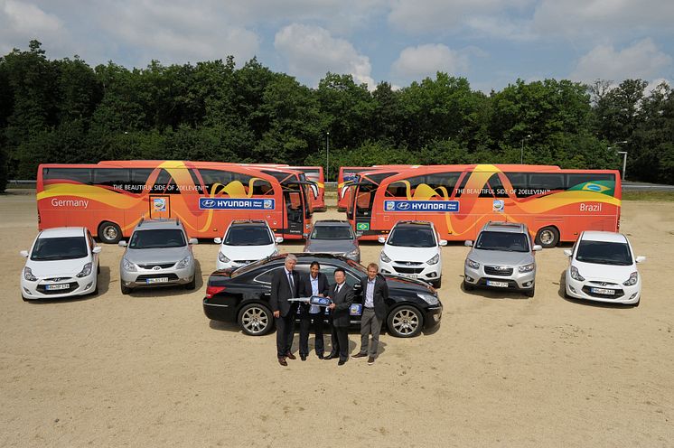 Hyundai levererar bilar till VM-fotboll damer 2011