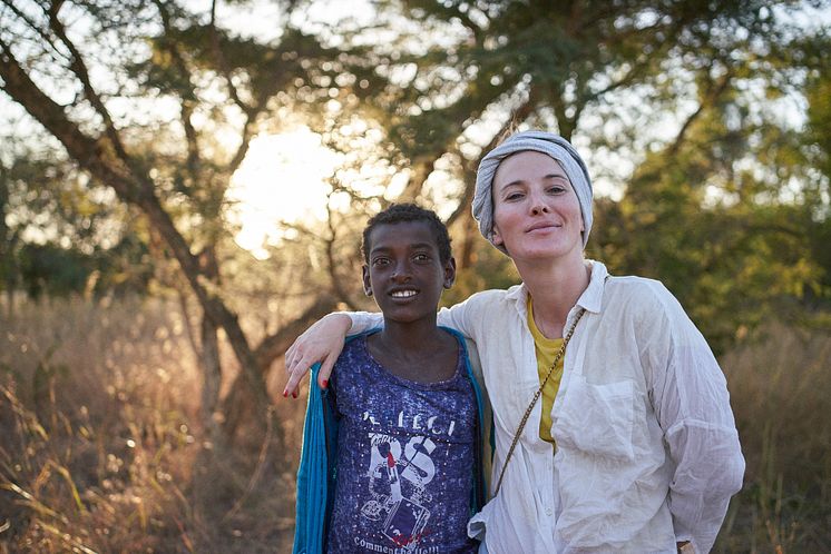 Jeannine Michaelsen mit Viva con Agua in Äthiopien