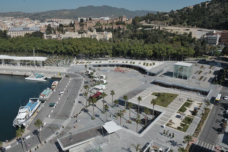 Malaga havn, Andalusien