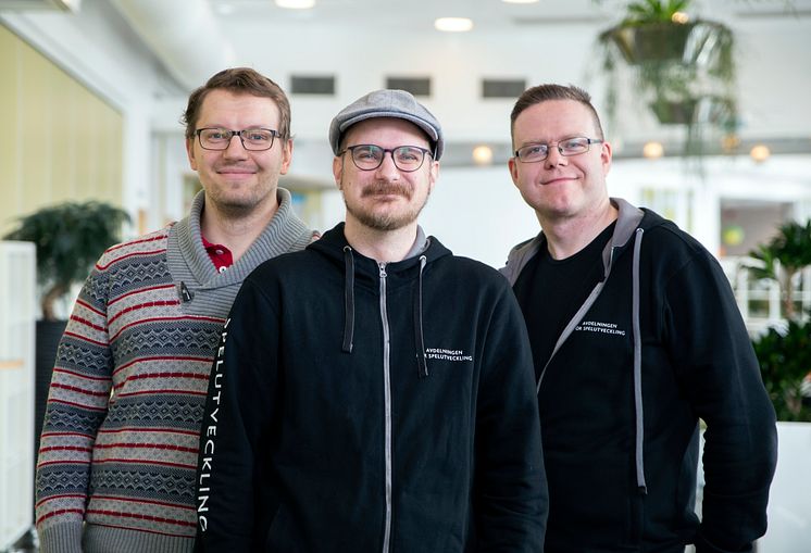 Arslan Tursic, Tobias Karlsson och Vigfus Omarsson
