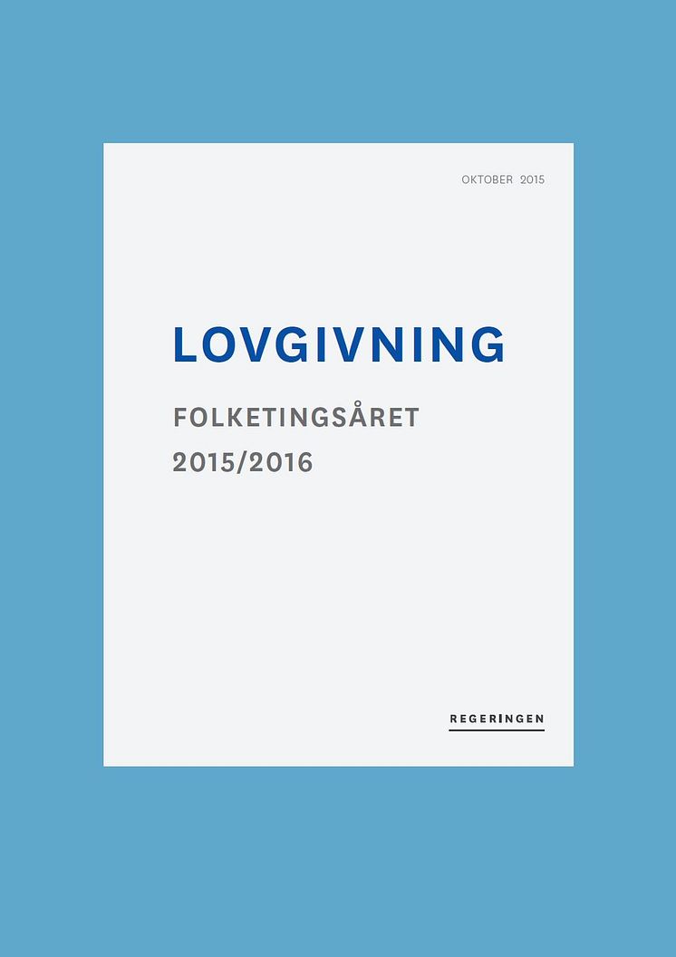 Regeringens lovprogram