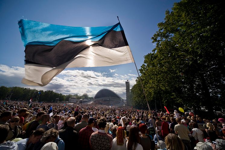 Publik på Estonian Song and Dance Festival 