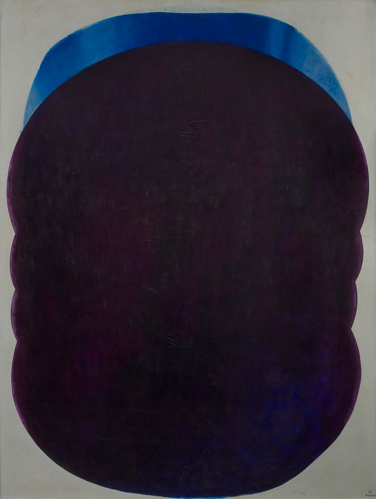 Kumi Sugai, Violet, 1964. Olje på lerret.