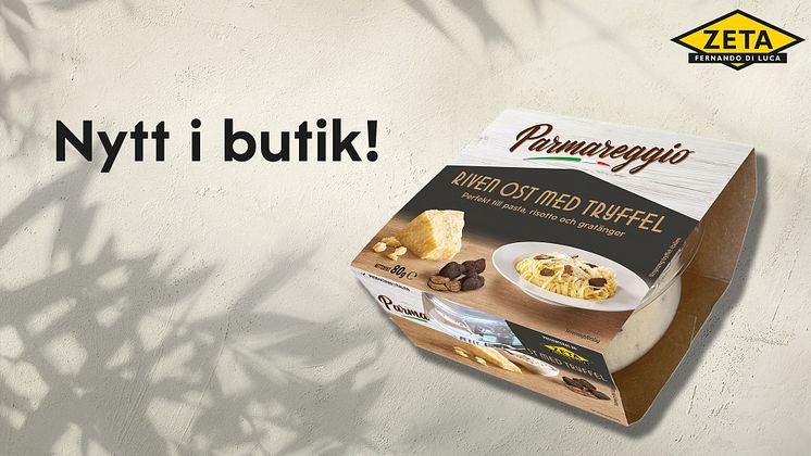 Vardagslyx i en liten burk, riven Parmesan med Tryffel