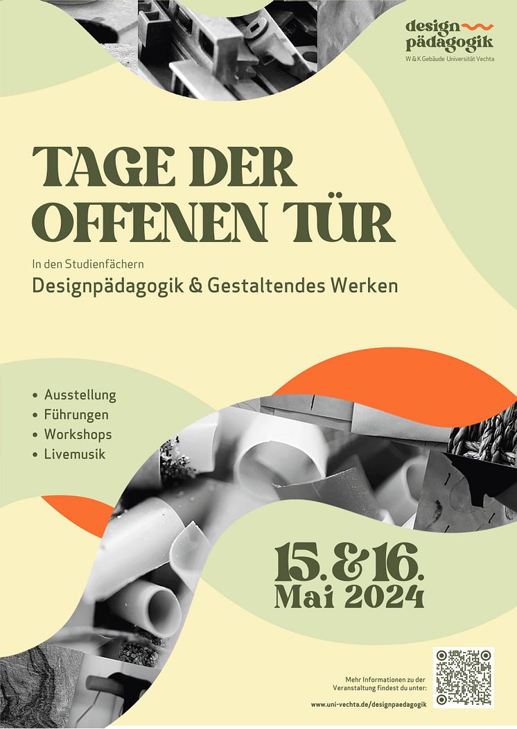 Designpädagogik und Gestaltendes Werken erleben | Tage der Offenen Tür mit viel Programm an der Universität Vechta