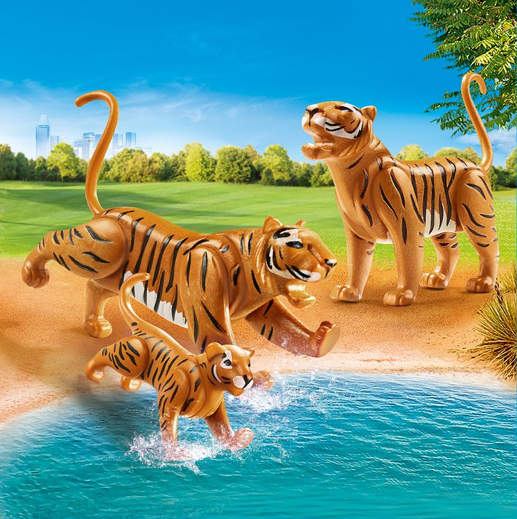 2 Tiger mit Baby (70359) von PLAYMOBIL