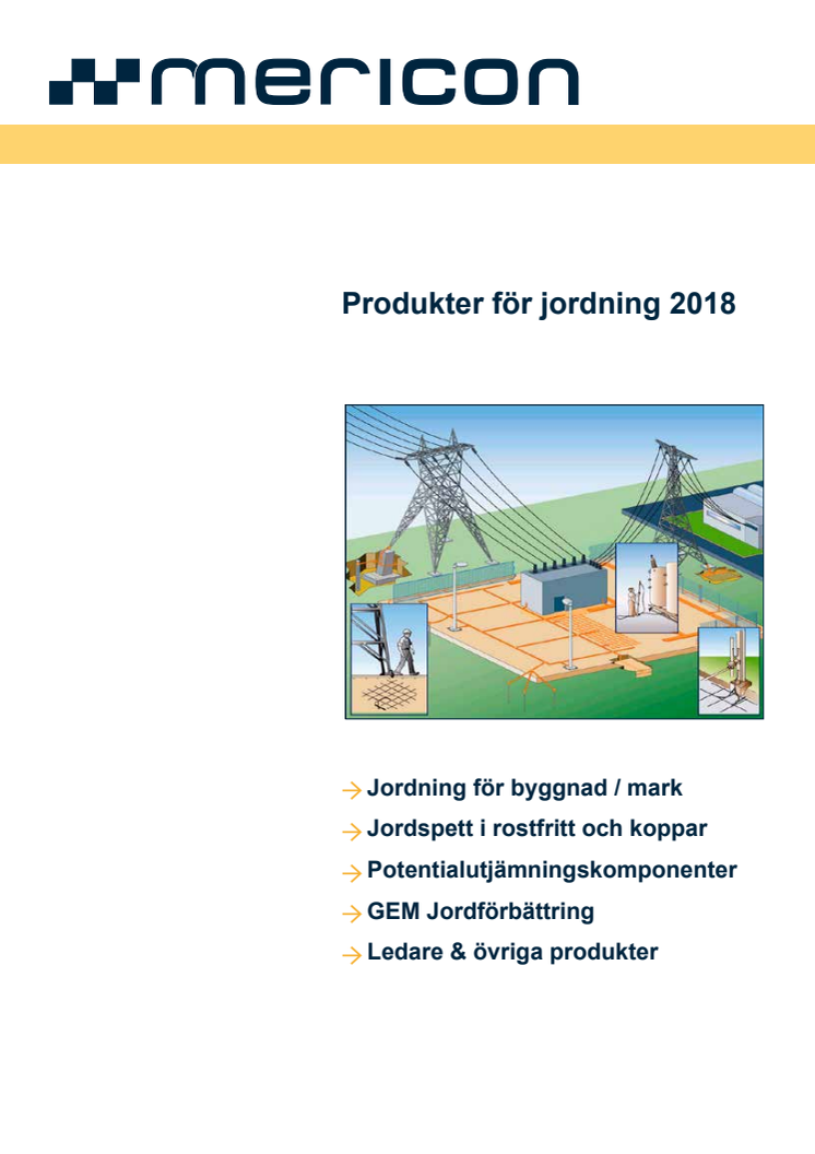 Produkter för jordning