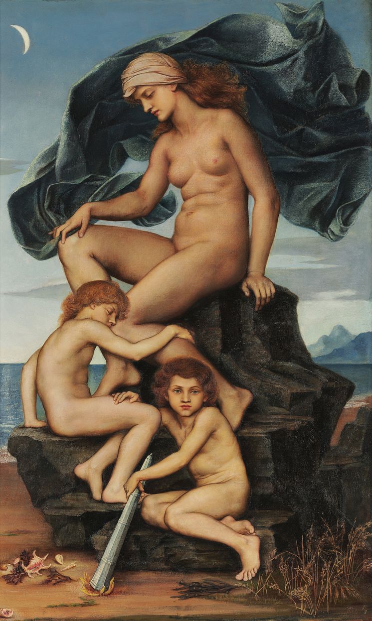Evelyn de Morgan, Storbritannien 1855–1919, Sömn och Död: Nattens barn, 1883.