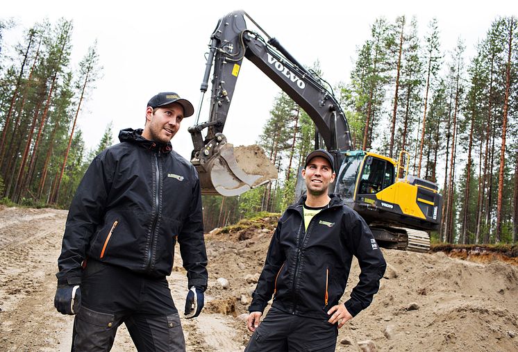 Volvo EC380E hos Bröderna Isaksson i Kalix